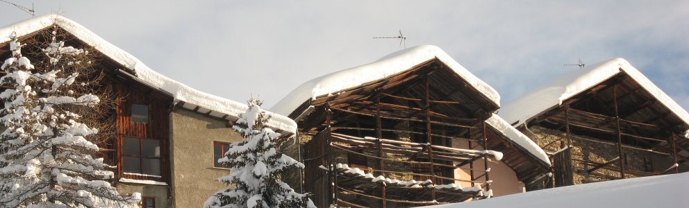 Saint-Véran un jour de neige