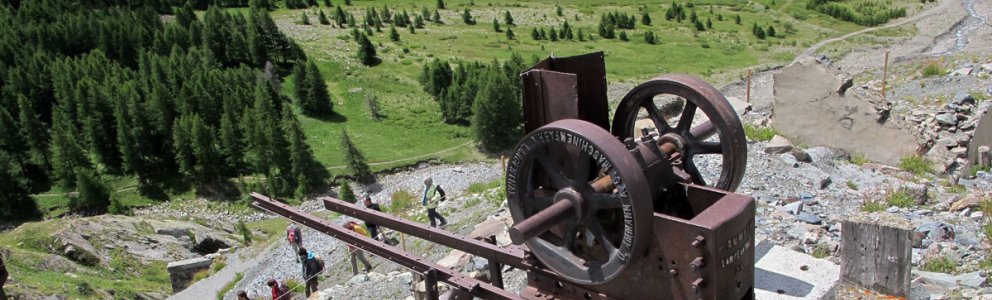 Broyeur à la mine de cuivre de Saint-Véran (Queyras, Hautes Alpes)