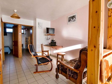 Le coin salon de la Pointe du Jour, appartement 8838 pour 3 personnes