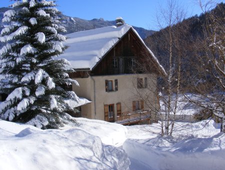 les Moulins l'hiver