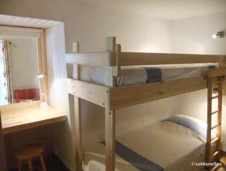 ANCOLIE  - Chambre à 2 lits superposés