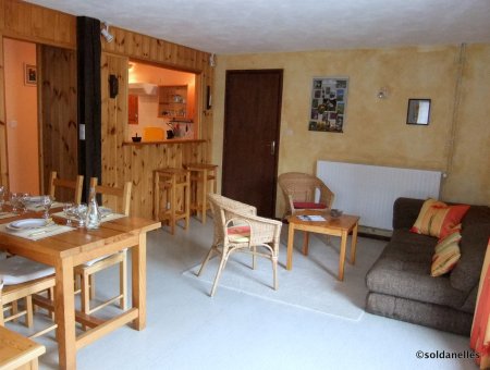 Séjour appartement Gentiane