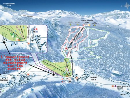 Plan des pistes