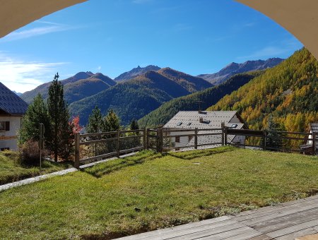 Terrasse Appartement "Centauré" Arvieux en Queyras