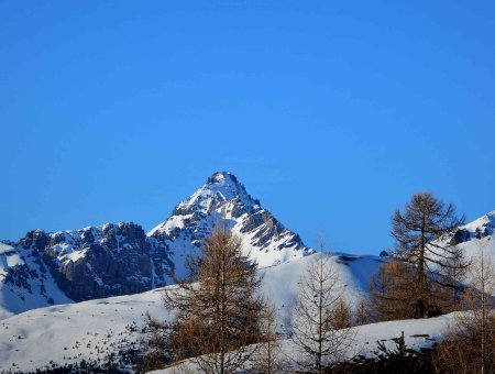 vue sur le sommet bucher