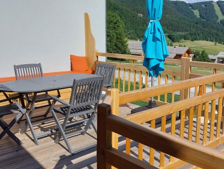 terrasse plein sud de 17m2