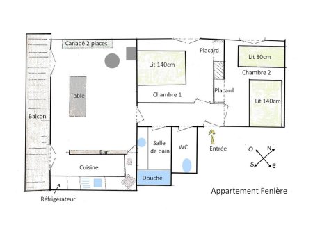 Plan de cet appartement