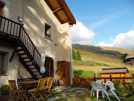 La terrasse .