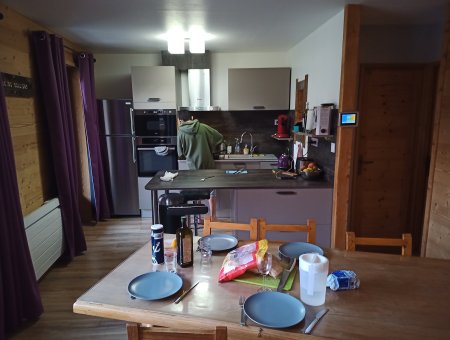 Cuisine vue du séjour