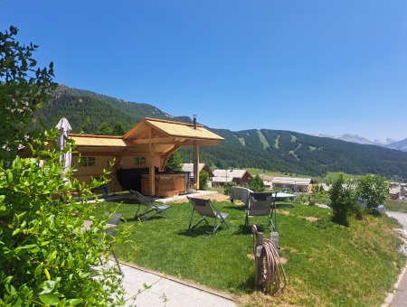Le bain nordique dans le jardin