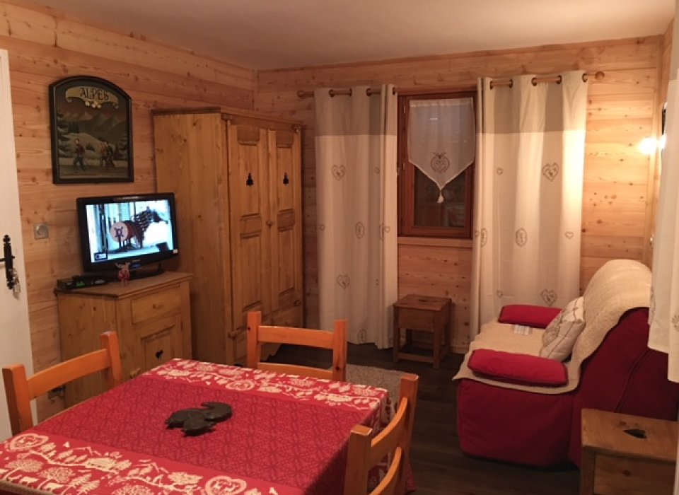 Appartement de 27 M2 2 étoiles, situé au rez de chaussée d'un chalet avec jardin privatif