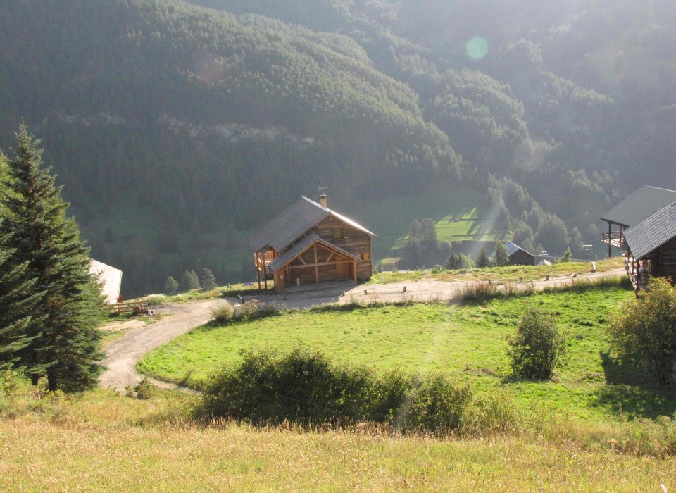 Chalet vu du haut