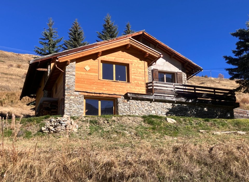 Chalet soleniou - façade sud