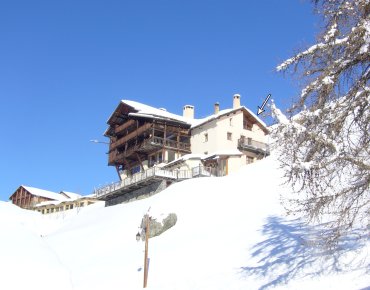 Le chalet en hiver