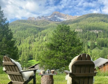 Vue devant l'appartement