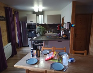 Cuisine vue du séjour