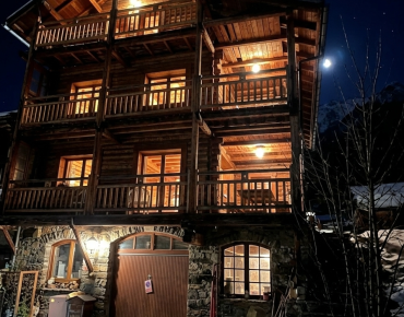 Extérieur nuit dans le Queyras