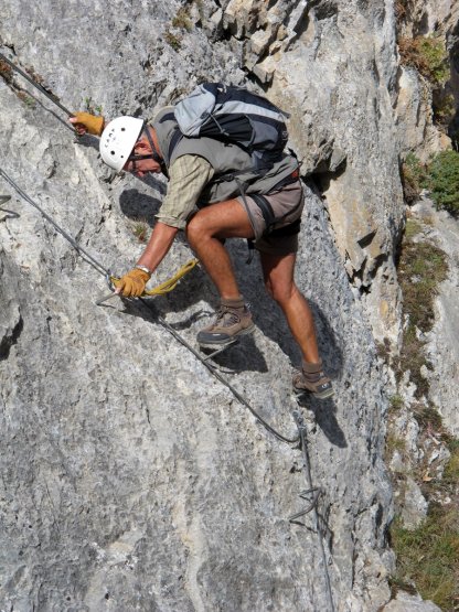 La via ferrata de Pra Premier à Arvieux