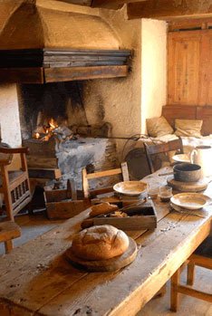 La fougagne, pièce où l'on faisait du feu