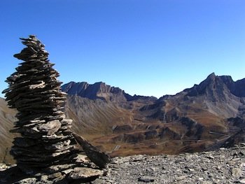 Au col de Chamoussière à Molines-en-Queyras