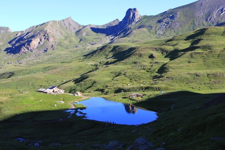 Lac de la Blanche à Saint-Véran