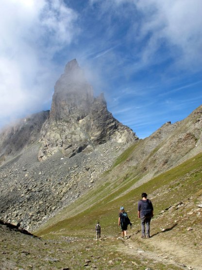 Randonnée à proximité de la Tête des Toilies à Saint-Véran
