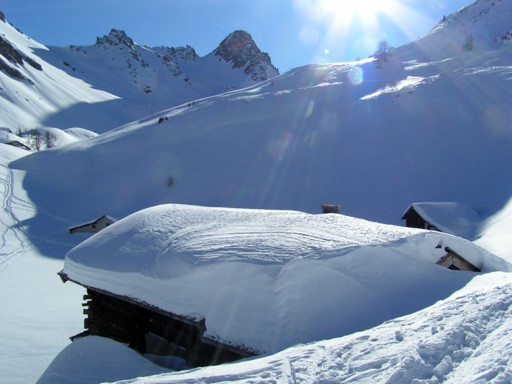 Chalet bien emmitouflé à Clapeyto (Arvieux)