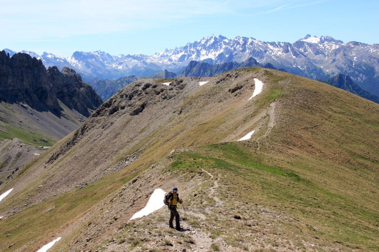 L'arrivée au Pic du Gazon à Arvieux.