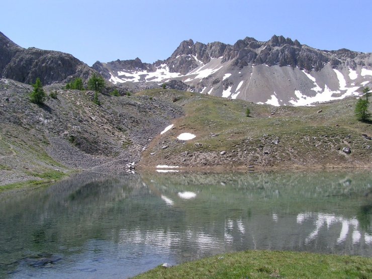 Le lac du Lauzon dans sa majesté à Arvieux