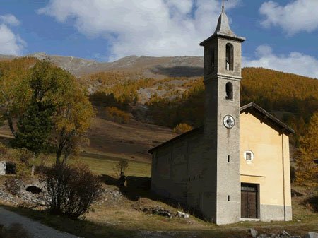 Eglise de la Monta à Ristolas