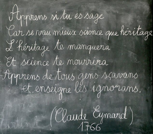 Un conseil aux élèves