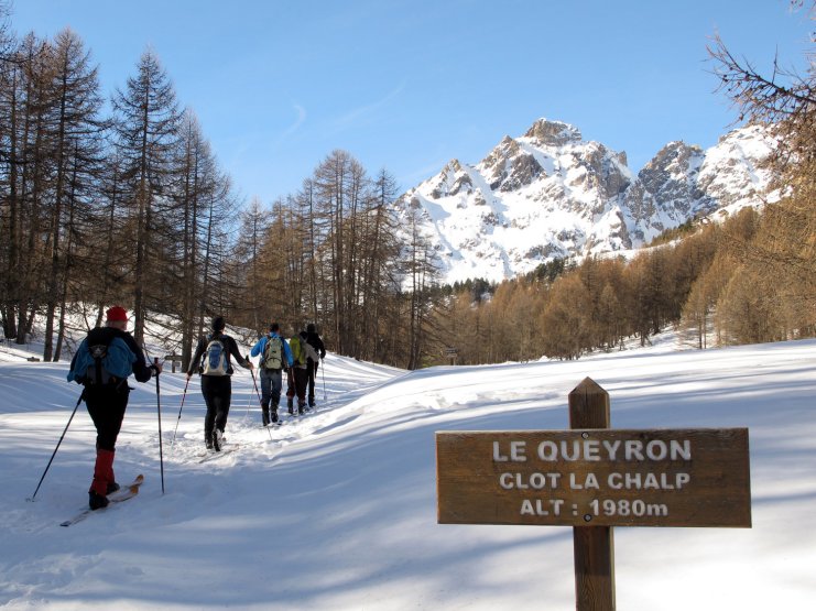 Randonnée à ski au Queyron (Arvieux)