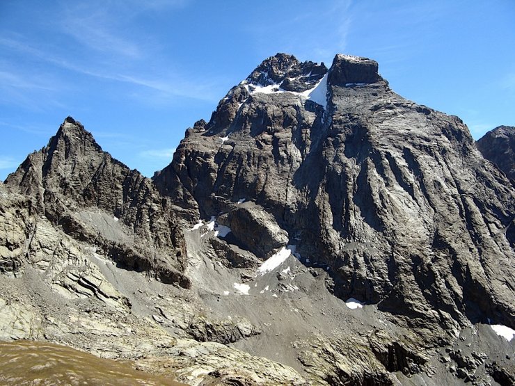 Le majestueux Mont Viso à Ristolas (Hautes Alpes)