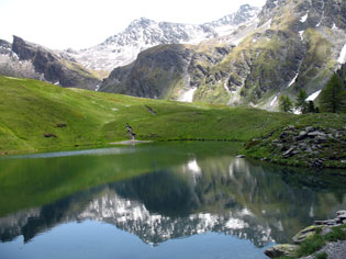 The great lake of Ségure near Ristolas