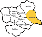 Queyras (Alte Alpi) con il comune di Ristolas
