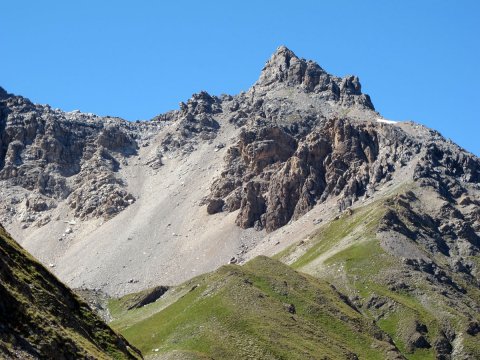 Rochebrune vom Passe Péas gehesen (Queyras)