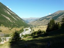 Vallée du Haut Guil à l'amont de Ristolas (Queyras, Haute Alpes)
