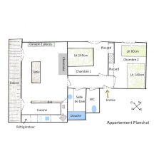 Plan de cet appartement